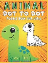 Animal Dot To Dot Puzzle Book For Girls