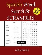 Spanish Word Search and Scrambles for adults
