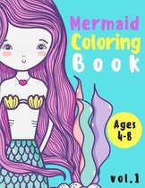 mermaid coloring book vol. 1