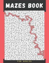 Mazes Book for Adults