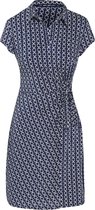 Cassis - Female - Korte jurk met print  - Marineblauw