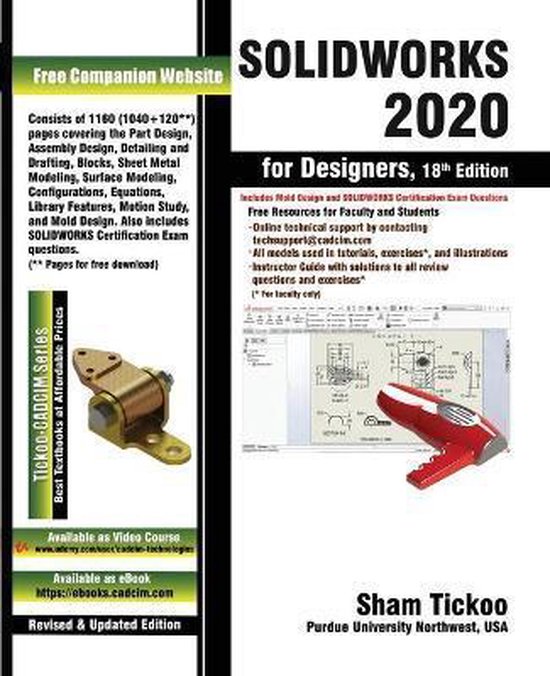 SOLIDWORKS 2020 for Designers, 18th Edition - cover