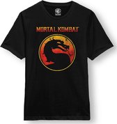 Mortal Kombat Logo T-shirt Zwart