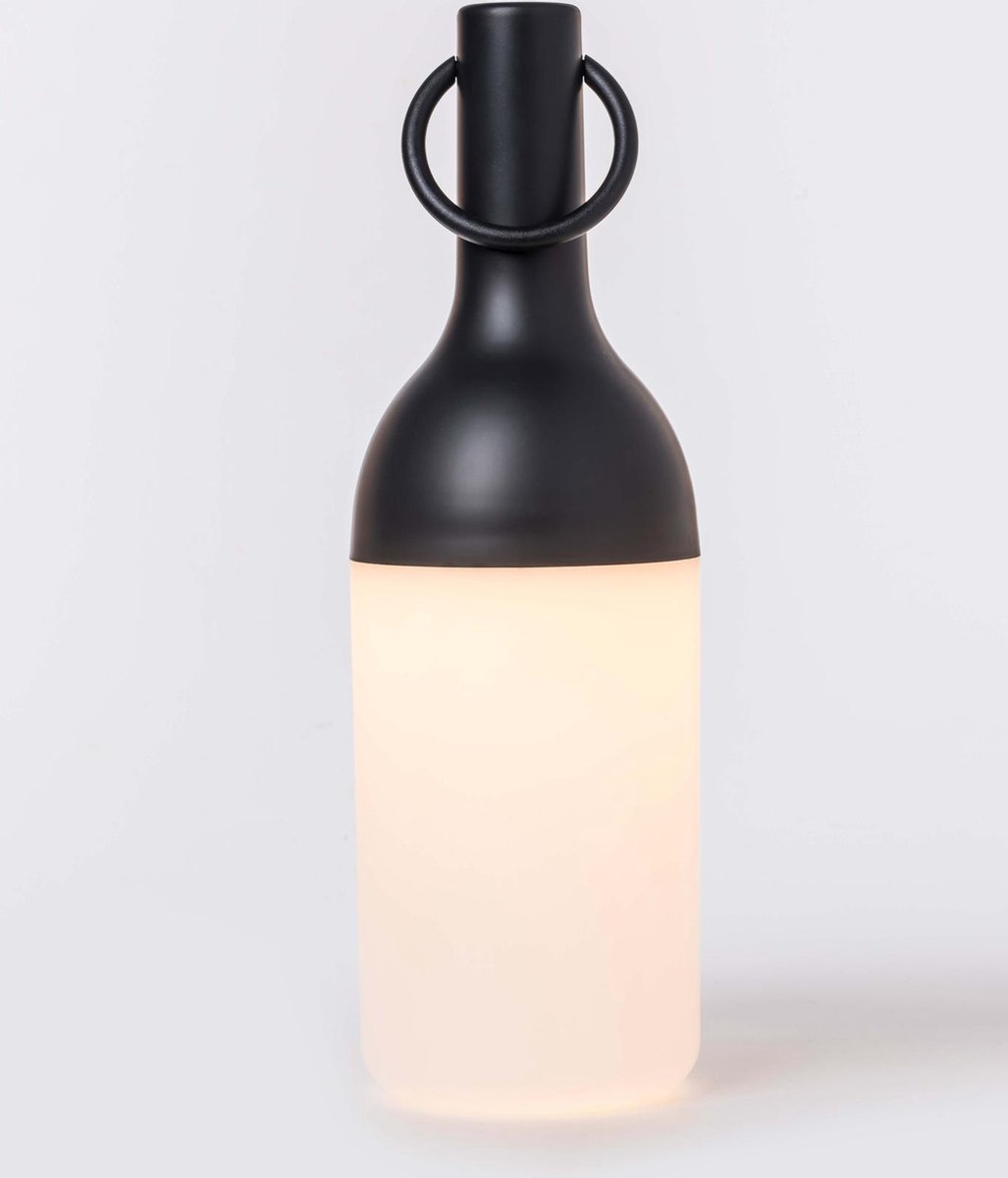 Sompex LED Tafellamp ELO | Dimbaar | Oplaadbaar | Op Batterijen : Zwart