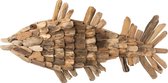 J-Line Vis Muurdeco Drijfhout Naturel Large