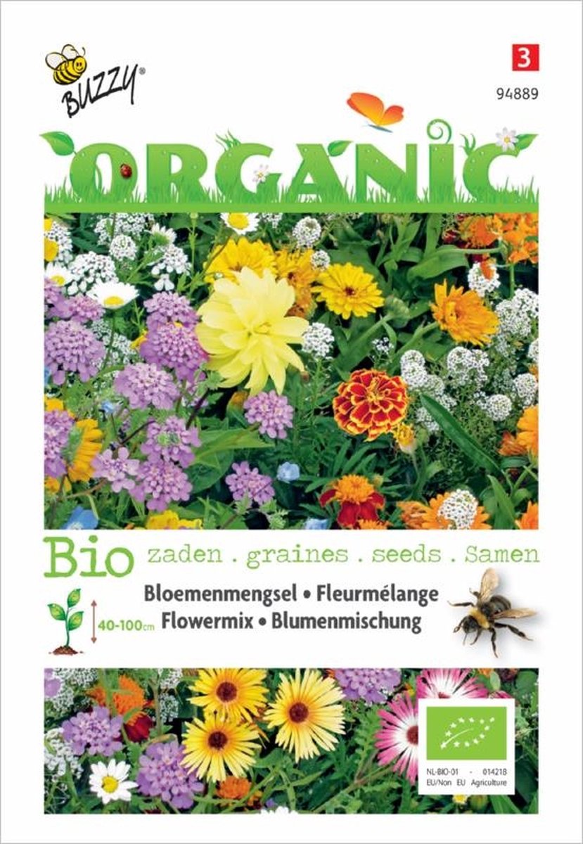 Buzzy® Organic Bloemenmengsel Bijen (BIO)