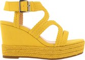 Bullboxer  -  Wedge  -  Women  -  Yellow  -  41  -  Sandalen