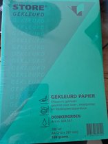 Donkergroen papier 100 vel A4 120 gram