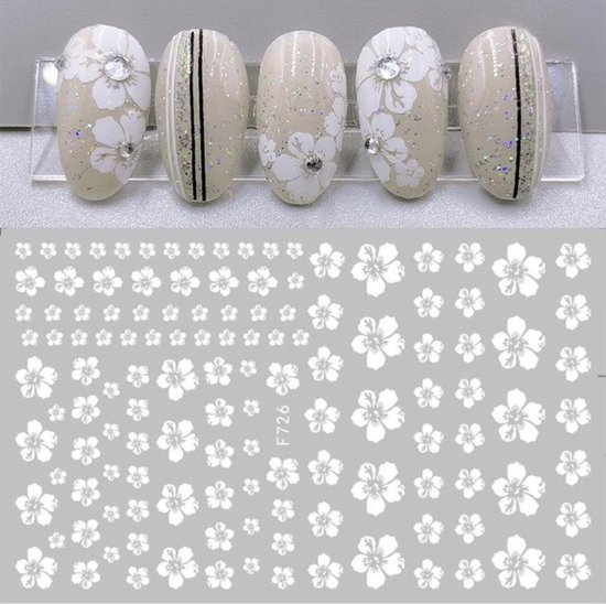 GUAPÀ - Nail Art 3D Bloemetjes NagelStickers  - Nagel Decoratie & Versiering Folie - 92 stuks