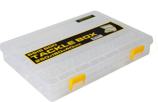 Foto: Spro tackle box tacklebox 25 x 18 x 4 0 cm transparant