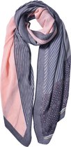 Clayre & Eef sjaal 85x180cm grijs