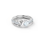 Swarovski Lifelong Ring  (Maat: 50) - Zilver