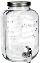 Gerimport Drankdispenser 16 X 27,5 Cm 5 Liter Glas Transparant