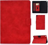 Voor Samsung Galaxy Tab A 8.0 (2019) T290 / T295 Koeienhuid Textuur Horizontale Flip Leren Case met Houder & Kaartsleuven (Rood)