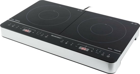 Plaque de cuisson double induction SILVERCREST® - 2 zones de cuisson -  3500W -... | bol