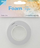 Joy! Crafts Foam Tape 1mm wit 6500/0024 5mmx2mtr