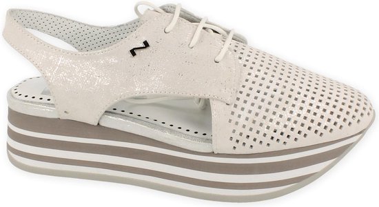 Nathan-Baume Sandaal Dames Volledig Leder - Beige | 39 | bol.com