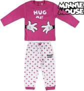 Babypyjama's Minnie Mouse 7672 Fuchsia Wit