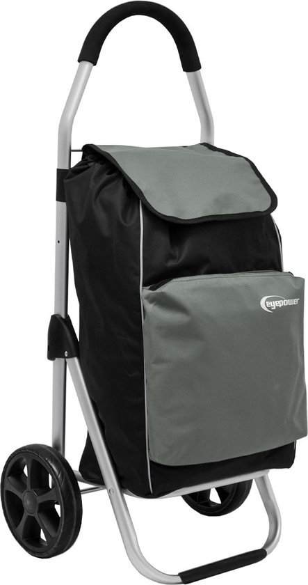 52L Boodschappenwagen met Koelruimte - Opvouwbare Trolley Boodschappen Tas - 100x43x38 cm Boodsch...