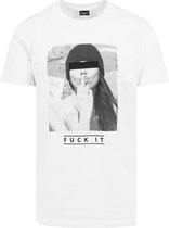 Heren T-Shirt F#?KIT Tee wit