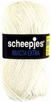 AANBIEDING: SCHEEPJES INVICTA EXTRA 1342 BEIGE,  PAK MET 10 BOLLEN a 50 GRAM. INCL. Gratis Digitale vinger haak en brei toerenteller