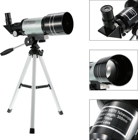 Refractor Telescoop - Sterrenkijker met Microscoop - Inclusief Smartphone  Adapter en... | bol.com
