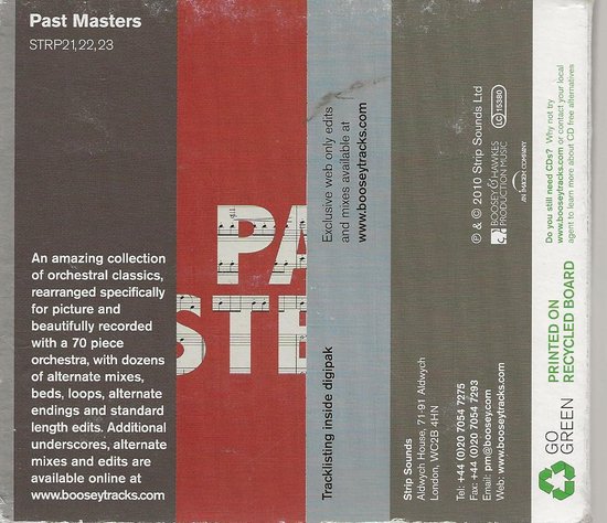 Past Masters Rearranged For Picture