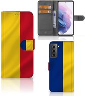 GSM Hoesje Geschikt voor Samsung Galaxy S21 Plus Bookcase Roemenië