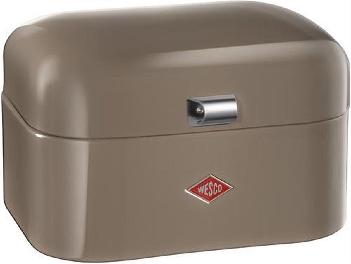 Wesco Single Grandy Broodtrommel - 28x22x17 cm - Warm Grey