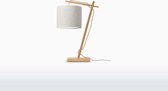 GOOD&MOJO Tafellamp Andes - Bamboe/Naturel - 30x18x46cm - Scandinavisch,Bohemian