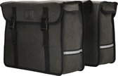 Cycle Bag - Fietstassen dubbel - fietstas dubbel - fietstassen - dubbele fietstas - grijs