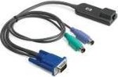 Hewlett Packard Enterprise kabeladapters/verloopstukjes HP KVM CAT5 8-pack PS/2 Interface Adapter