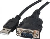 CUC Exertis Connect 040341 seriële kabel Zwart 1 m USB Type-A DB-9