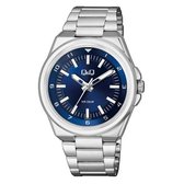 Sportief Q&Q horloge met blauwe wijzerplaat QZ68J212Y