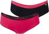 O'Neill Dames Hipster Plain 2-pack Pink/Black 801042