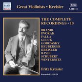 Fritz Kreisler - Fritz Kreisler : The Complete Recordings, Vol. 10 (CD)