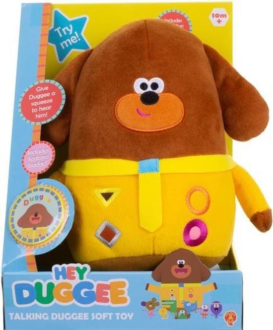Hey Duggee - Pratende Duggee - Zachte Knuffel - Golden bear toys