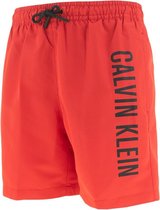 Calvin Klein jongens big logo zwemshort rood - 164/176