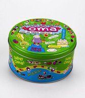 Verjaardag - Snoep - Snoeptrommel - Oma - Gevuld met Snoep - In cadeauverpakking met gekleurd lint