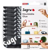 Sugru kneedbare lijm van tesa, 8-pack (8 x 3,5 g) in zwart