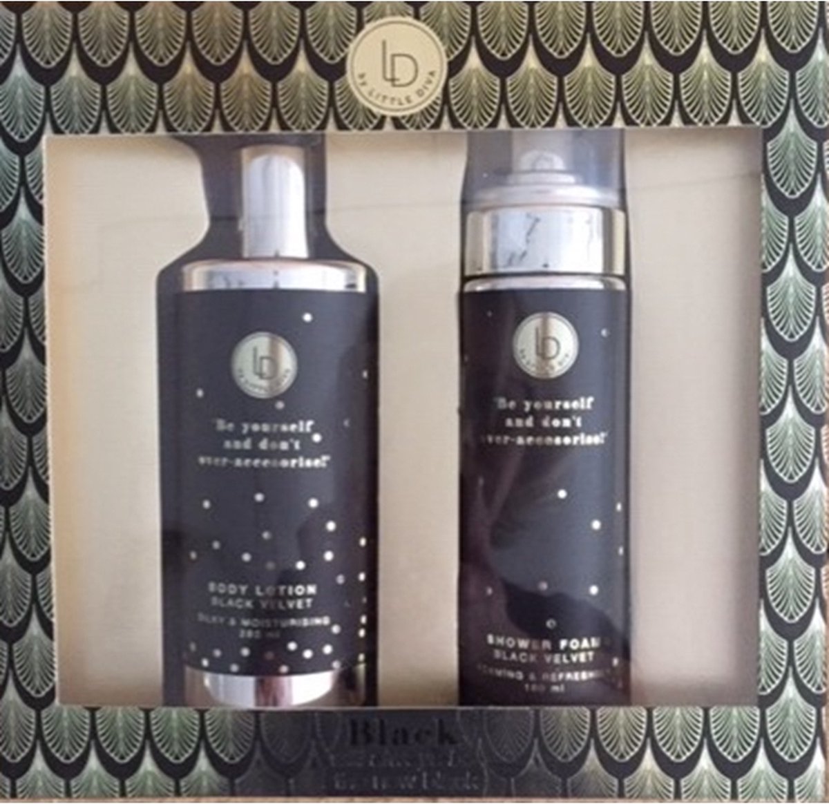 Goedkoopste Black velvet giftset by Little Diva