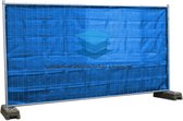 Filet de clôture de construction bleu perméable au vent 180x345cm 150gr / m²