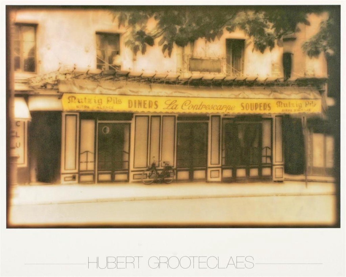 Catch Projecten Poster - Paris - Hubert Grooteclaes - Kleur - Fotografie - Jaren 80 Geel