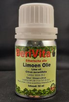 Limoenolie 100% 50ml - Etherische Limoen Olie van Limoenschillen - Lime Oil