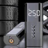 E-asylectric - Draagbare Luchtcompressor - Autobanden pomp - Voor Auto/Step/Bal/Fiets - Autolader - Fietspomp met Drukmeter - Bandenpomp