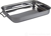 Montini Rechthoekige pan - braadslede voor gebruik in de oven 25 cm x 18 cm x 4.5 cm