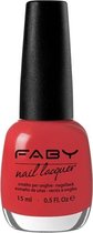 Faby Nagellak Tapis De Fleur Dames 15 Ml Vegan Koraalrood