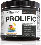 Prolific Pre-Workout - Mango Splash - 20 servings