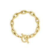 MAT Accessoires Statement Chain armband 19,5cm - Goud