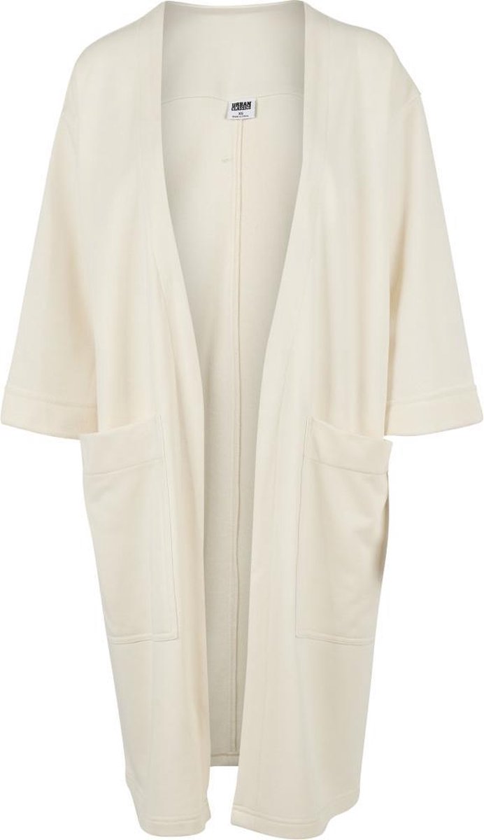 Urban Classics Lange cardigan -S- Oversized Terry Creme